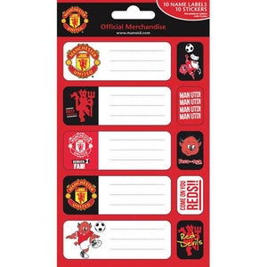 Manchester United Crests (Labels) - Label Sticker Pack