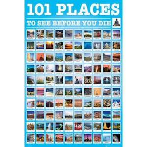 101 Places to See - Maxi Poster - 61 x 91.5cm
