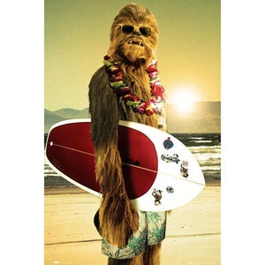 Star Wars Chewie Surf - Maxi Poster - 61 x 91.5cm
