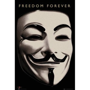 V for Vendetta Mask - Maxi Poster - 61 x 91.5cm