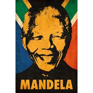 Nelson Mandela Stencil - Maxi Poster - 61 x 91.5cm
