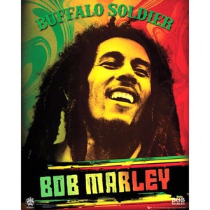 Bob Marley Buffalo Soldier - Mini Poster - 40 x 50cm