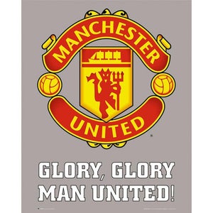 Manchester United Club Crest - Mini Poster - 40 x 50cm