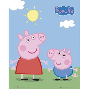 Peppa Pig Peppa and George - Mini Poster - 40 x 50cm