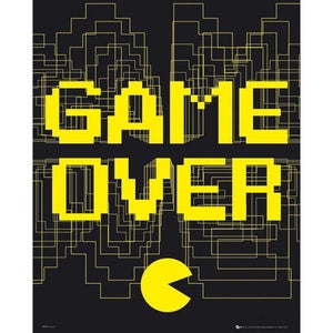 Game Over - Mini Poster - 40 x 50cm