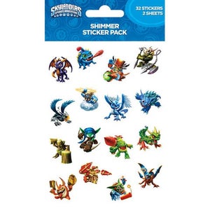 Skylanders Characters (Shimmer) - Shimmer Sticker Pack