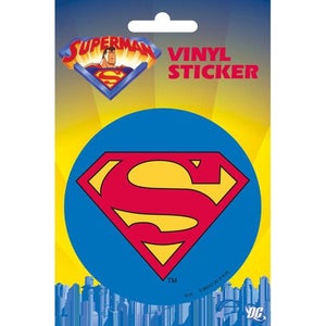 Superman Classic Logo - Vinyl Sticker - 10 x 15cm
