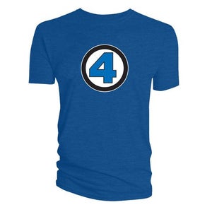 Fantastic Four Logo T-Shirt - Blue