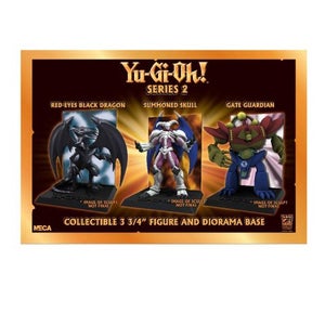 Neca Yu-Gi-Oh Series 2 - Red Eyes Black Dragon 3 3/4 Inch Figure With Deluxe Display