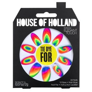 House of Holland Nails Created by Elegant Touch - Tie Dye For