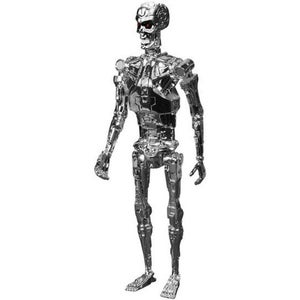 ReAction Terminator Chrome T-800 3 3/4 Inch Action Figure