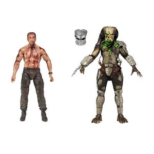 NECA Predator Vs Dutch 7 Inch Action Figure 2-Pack