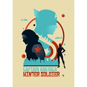 Captain America: The Winter Soldier - Zavvi Exclusive Limited Signed and Numbered Giclee Print