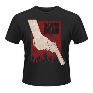 The Walking Dead Men's Revolver T-Shirt - Black
