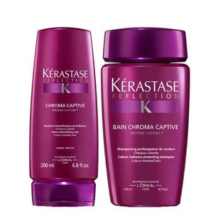 Kérastase Reflection Bain Chroma Captive (250ml) and Reflection Fondant Chromacaptive (200ml) Bundle