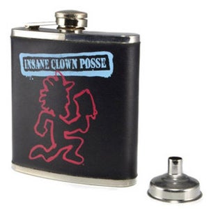 Insane Clown Posse Hatchetman Stencil Flask