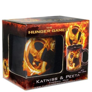Hunger Games Girl On Fire Katniss and Peeta Thermal Mug