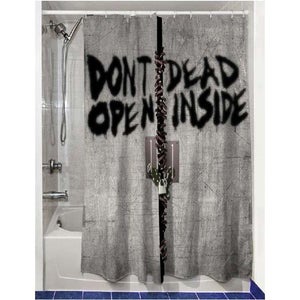 The Walking Dead Dead Inside Shower Curtain