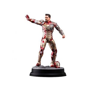 Dragon Action Heroes Iron Man Mark 42 Battle Damaged Suit 1:9 Scale Figure