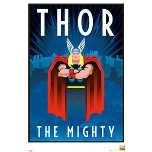 Marvel Retro Thor - Maxi Poster - 61 x 91.5cm
