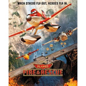 Disney Planes Fire and Rescue Bridge - Mini Poster - 40 x 50cm