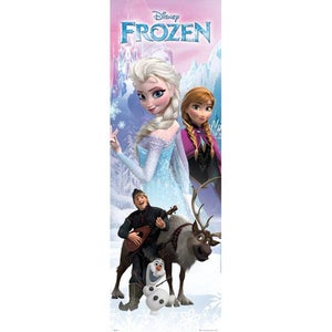 Disney Frozen Anna and Elsa - Door Poster - 53 x 158cm