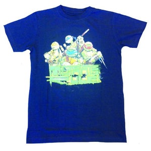 Teenage Mutant Ninja Turtles Kids' T-Shirt - Mutants Rule! - Blue