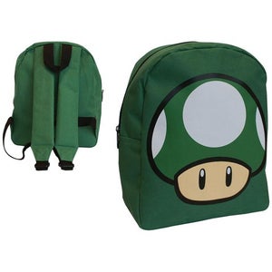 Nintendo Super Mario Bros. 1 Up Green Mushroom Mini Backpack