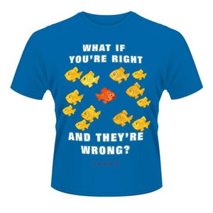 Fargo Men's T-Shirt - What If You're Right - Blue