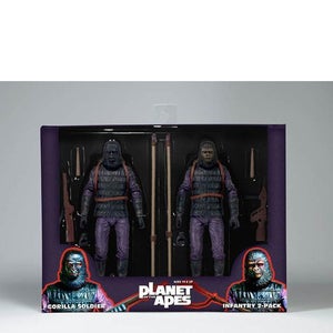 NECA Planet of the Apes Classic Gorilla Soldier 2 Pack 7 Inch Action Figures