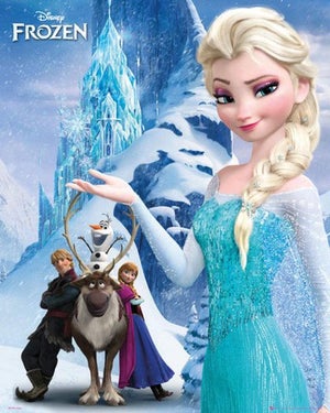 Disney Frozen Mountain - Mini Poster - 40 x 50cm
