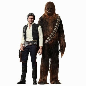 Hot Toys Star Wars Han Solo and Chewbacca Masterpiece Series Figure Set