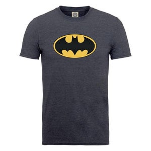 DC Comics Men's T-Shirt Batman Logo - Dark Heather