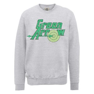 DC Comics Sweatshirt Green Arrow Logo - Heather Grey