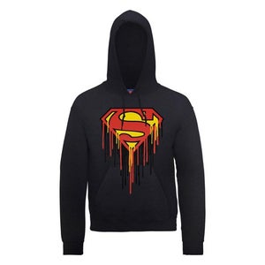DC Comics Hoody Superman Drip Logo - Black