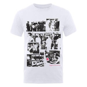 Joystick Junkies Men's T-Shirt Arcade Collage - White