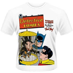 DC Originals Men's T-Shirt - Detective Comics Batman and Robin - White