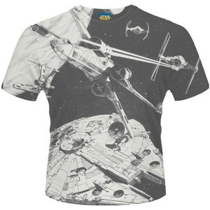 Star Wars Men's T-Shirt - Space Battle