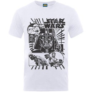 Star Wars Darth Vader & Characters Men's T-Shirt - White