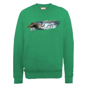 Marvel Avengers Assemble Thor Bring The Thunder Men's Sweatshirt - Irish Green