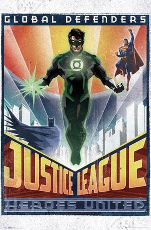 DC Comics Green Lantern Art Deco - Maxi Poster - 61 x 91.5cm