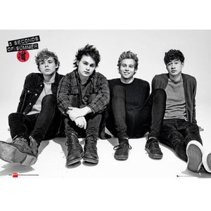 5 Seconds of Summer Sitting - Metallic Poster - 47 x 67cm