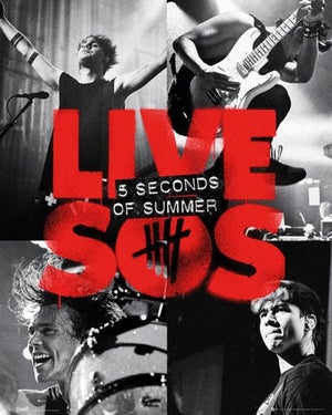 5 Seconds of Summer Live SOS - Mini Poster - 40 x 50cm