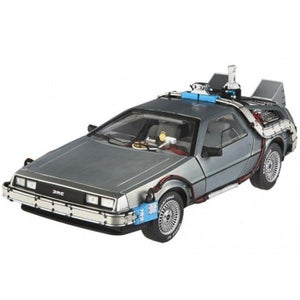 Hot Wheels Elite Back to the Future Delorean Time Machine with Mr Fusion 1:18 Scale Model