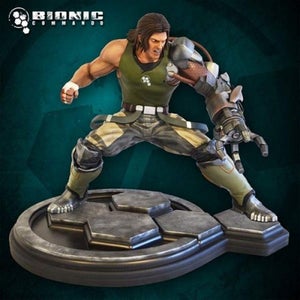 Hollywood Collectibles Bionic Commando Nathan Rad Spencer 1:4 Scale Statue - Limited to 500 Worldwide
