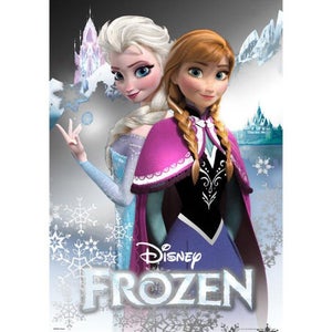 Disney Frozen Anna and Elsa - Metallic Poster - 29 x 42cm