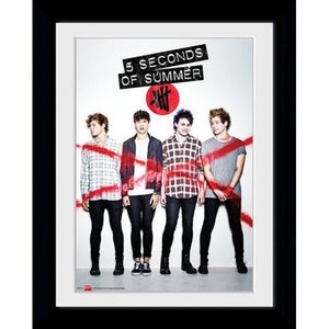 5 Seconds of Summer Album Cover - Framed Photographic - 16 x 12inch