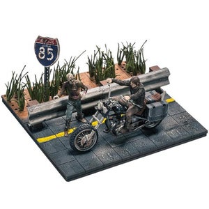 The Walking Dead Daryl Dixon With Chopper Construction Set