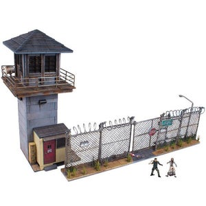 The Walking Dead Prison Tower and Gate Construction Set