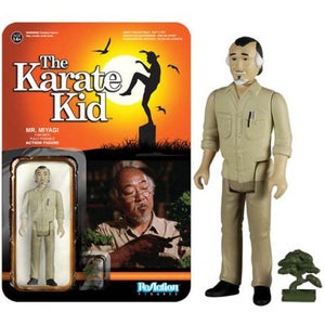 ReAction Karate Kid Mr. Miyagi 3 3/4 Inch Action Figure